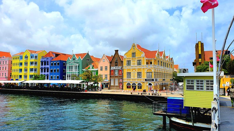 Bunte Häuser Handelskade Punda Willemstad